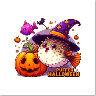 Puffer Fish  Puffer Halloween Posters and Art